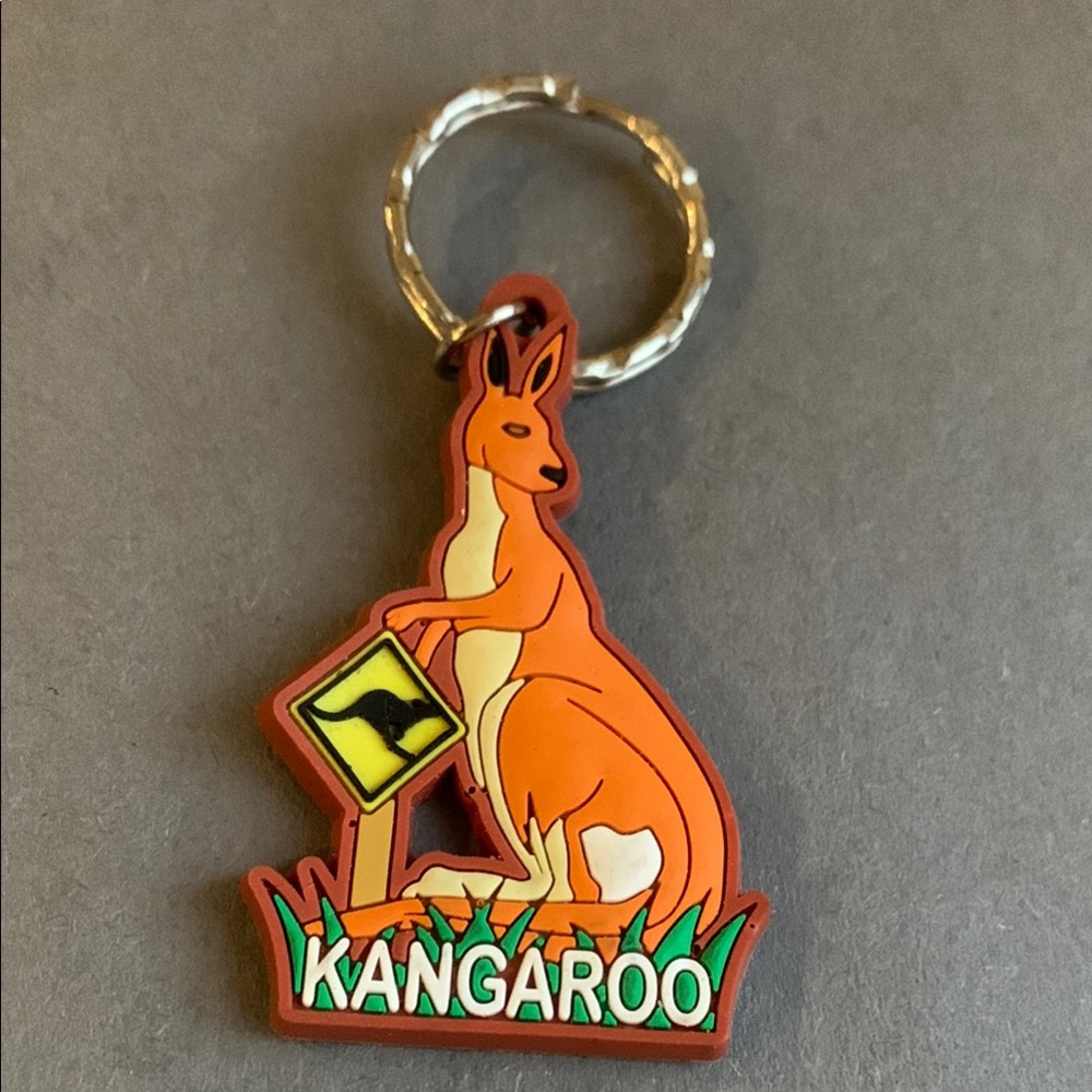 kangaROOS Orange Kangaroo Keychain